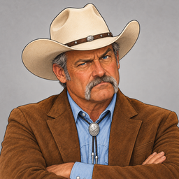 George with arms crossed: Hard pass
